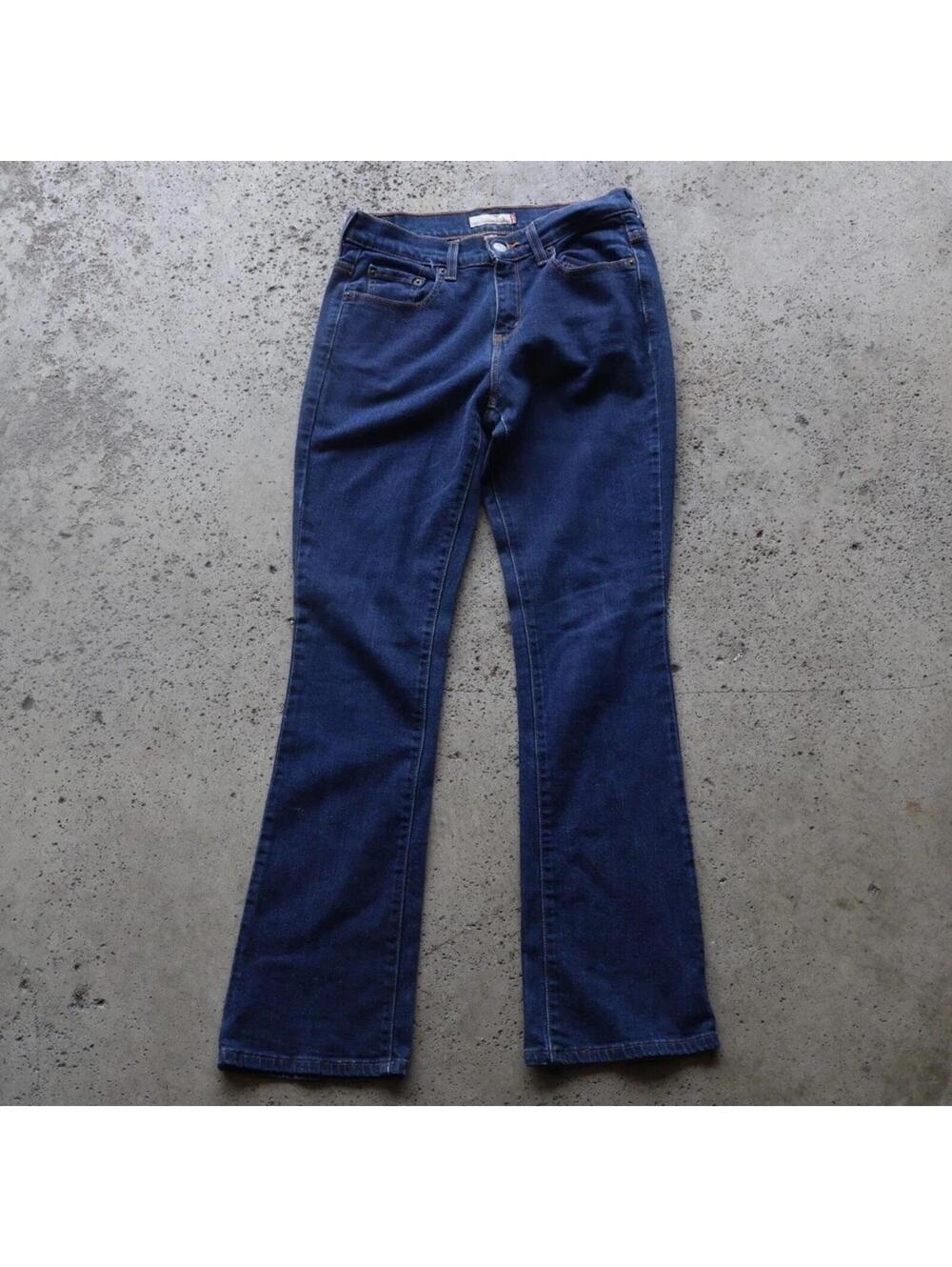 Y2K Levi’s Jeans Womens 4M Blue Denim Boot Cut Stretch‎ Low Rise